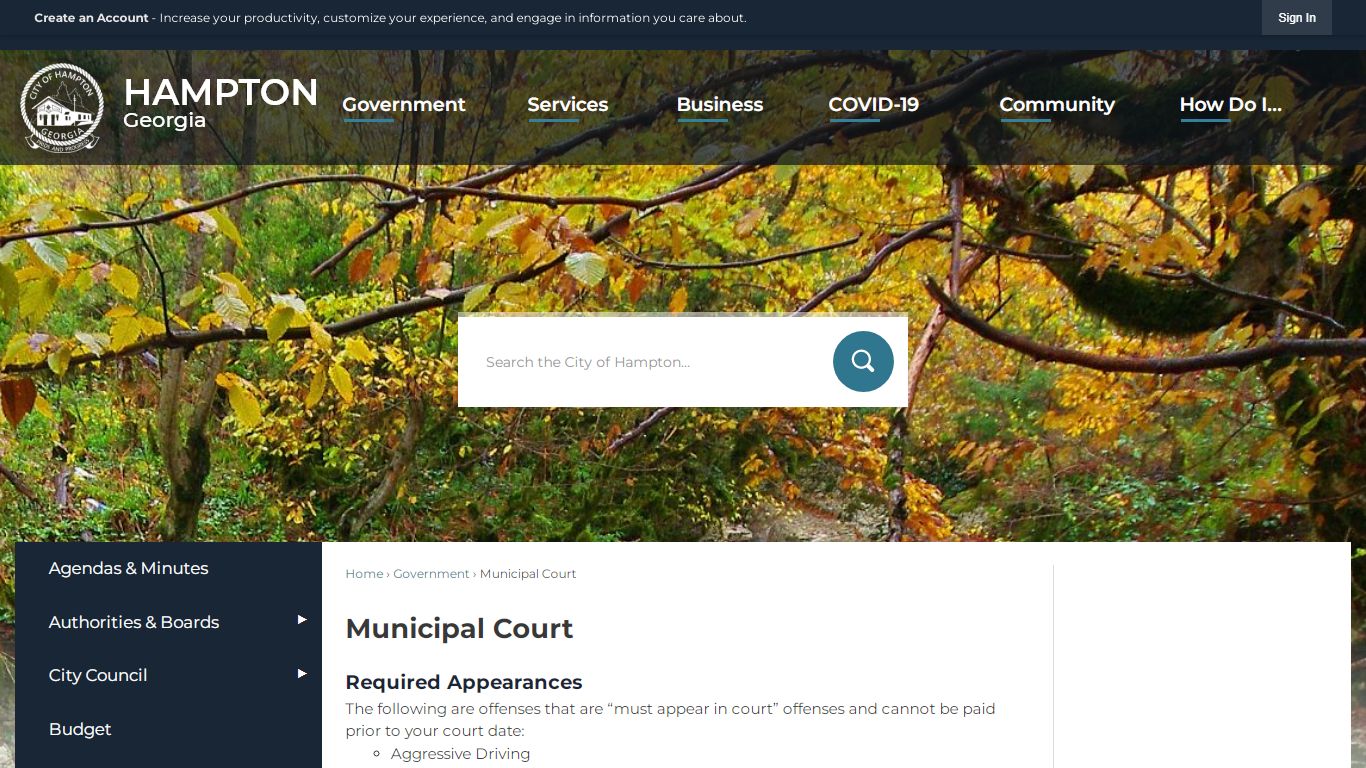 Municipal Court | Hampton, GA